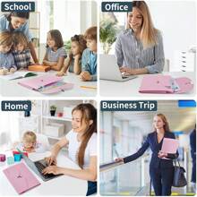 JARLINK Pockets Expanding File Folder, A4 Size Accordion File Folders With 12 Labels, Cute Paper Organizer, Portable Document Organizer Home College School Office Supplies, Macaron Pink