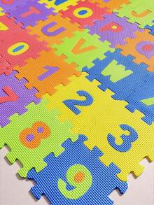 36pcs Baby Foam Puzzle Mat, Colorful Interlocking Tiles With Numbers & Letters, Non-Slip Crawling Play Mat For Living Room/Bedroom, Suitable For Early Education, Learning & Play, Soft Toy, Christmas/Halloween Gift, Children Toy, Infant Toy, Toddler Toy, Game, Kids Puzzle, Personalized Gift - Alphabet Crawling Mat - View 2