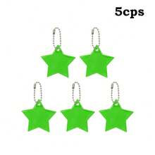 Reflective Star & Heart Ornaments - Christmas Decor Home & Party Supplies, Ideal Christmas Gifts, Wedding & Party Decorations, Keychain Bag Charm