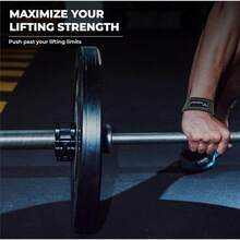 Lifting Straps Weightlifting, Bodybuilding, Powerlifting, Strength Training, & Deadlifts - Padded Neoprene 21 Inch Cotton Lifting Wrist Straps, Gym Wrist Straps Weight Lifting - màu xanh lá - Xem 5