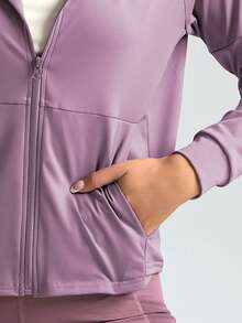 Soyun Women's Sports Jacket Loose Top Hooded Cardigan Suitable For Outdoor Activities Travel Home Casual Party Office Gym