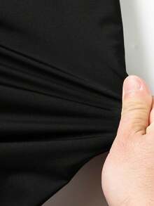 Quần thể thao nam cỡ lớn, quần tập luyện và chạy bộ thoáng khí dáng rộng mùa hè mới, màu đen cỡ lớn dành cho mùa xuân. - màu đen - Xem 8