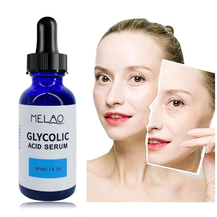MELAO 30毫升 10% AHA 果酸精华 - 柔滑肌肤，减少细纹和皱纹，改善肤质，提亮暗沉肤色 - 抗衰老面部护理 - 藍色 - 查看 4