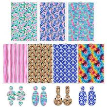 DONQE Flower Floral Pattern Printing Water Transfer Paper, Making Polymer Clay Earrings, Double-Sided Cement Transfer Sticker DIY Manual Mold Halloween - Multicolor - View 4