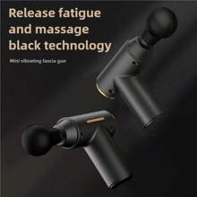 OBOVAY 1 件便携式可充电身体按摩枪，速度可调，符合人体工程学的手柄，用于肌肉放松，耐用塑料设计，紧凑型按摩器，肌肉按摩装置，时尚设备，可调节设置，500mAh - 彩色 - 查看 5