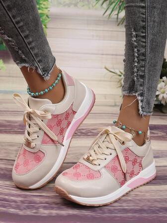 Casual Fashion Comfortable Running Shoes For Teenage Girls, Suitable For Indoor And Outdoor