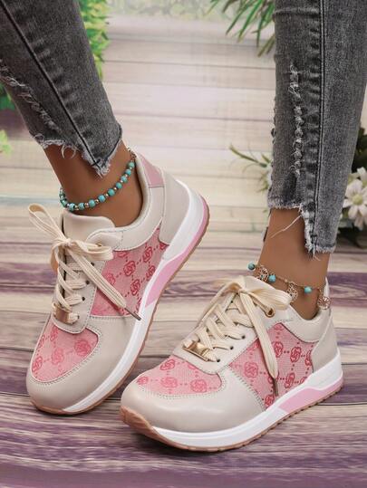 Casual Fashion Comfortable Running Shoes For Teenage Girls, Suitable For Indoor And Outdoor