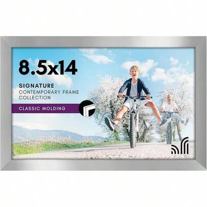 2025Americanflat 12x18 Poster Frame With Shatter-Resistant Glass - Signature Collection - Gallery-Style Frames Made Of Engineered Wood - Photo Frame For Wall Display - Black