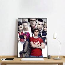 1pc/3PCS Wall Arts Posters Optional Frame Wall Decor,Room Decor Vintage Pop Retro Movie Scott Pilgrim VS The World Poster High Definition Art Waterproof Home Living Room Bedroom Bar Aesthetics Decoration
