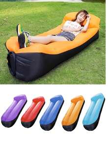 Inflatable Lounger Air Sofa Hammock-Portable,Water Proof& Anti-Air Leaking Design-Ideal Couch For Backyard Beach Traveling Camping Picnics & Music Festivals
