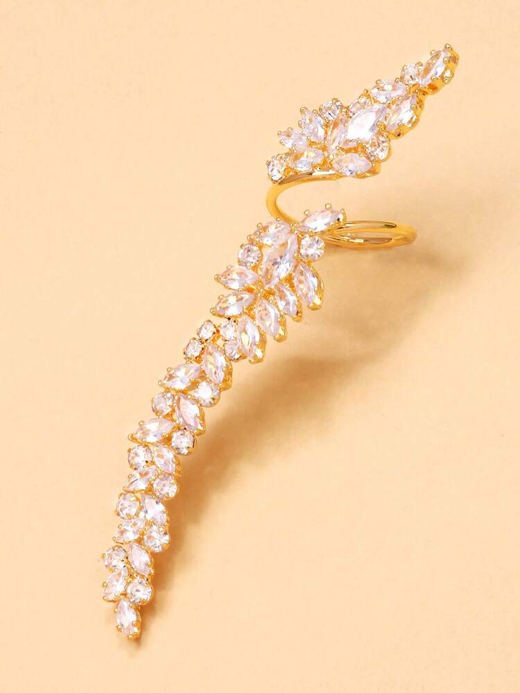 1pc Adjustable Open Leaf Ring, Minimalist Design Bride Accessory - Leaf Ring - View 19