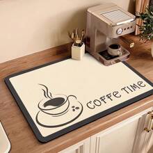 American Coffee Machine Drip Tray, Countertop Quick Dry Mat, Bar Mat, Heat Insulation Kitchen Table Mat, Absorbent Pad For Home Use