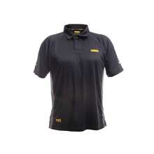 DEWALT Rutland Performance Polo Shirt (Black/Grey) - (TK7573) - Black - View 1