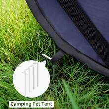 1 pieza Jaula para mascotas, Tienda para perros y gatos, Corral portátil y plegable de 36 pulgadas para mascotas, adecuado para asiento de coche de perro y gato, salidas al aire libre, viajes - Multicolor - Ver 5