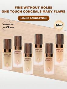 Charlotte Tilbury Flawless Longwear 粉底液 #6 Neutral 30ml/1oz | 全遮瑕、長效持妝、霧面妝感 | 24小時持妝、輕盈霧面 | 平滑肌膚並淡化瑕疵與細紋 - 6 NEUTRAL - 查看 1