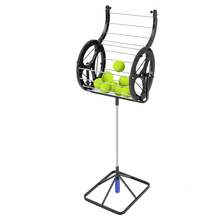 Rainaut Tennis Ball Picker, Tennis Ball Hopper, Tennis Ball Hopper For Tennis Coaches And Players, Maximum Capacity: About 80 Tennis Balls - Black+Silver - View 11