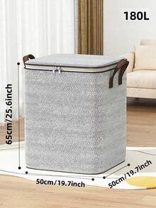 1 szt. Duża torba podróżna z płótna, torba do przechowywania w domu, torba do pakowania, torba podróżna, lekka torba organizer, wytrzymała torba płócienna z zamkiem błyskawicznym, wodoodporna torba do przechowywania, torba do przechowywania ubrań, torba odporna na wilgoć, duża torba bagażowa, torba do przechowywania telefonu komórkowego, torba podróżna i do akademika - wytrzymała torba płócienna z zamkiem błyskawicznym (akcesoria do sypialni, torba podróżna, torba podróżna, zestaw podróżny, niezbędne rzeczy w podróży, torba organizera podróżnego, niezbędne rzeczy w podróży, akcesoria podróżne)