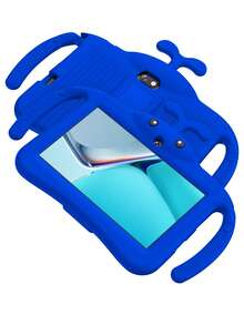 Qetupa 7英寸儿童平板电脑，安卓13操作系统，3GB+32GB存储空间，A133四核处理器，3000mAh电池，家长控制功能，配备防震保护套，支持2.4G WiFi，0.3MP+2.0MP双摄像头 - 藍色 - 查看 5