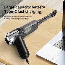 二合一宠物吹风机和吸尘器，USB 充电，适用于沙发、地板、床上用品、椅子、衣服、地毯 - 适合小型、中型和大型猫狗