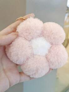 1pc Cute Floral Fashion Keychain For Phone, Keys, Suitable For Daily Commute, Dating, Ideal Gift For Valentine's Day, Car, Women, Teachers, Back To School - Multicolor - View 4