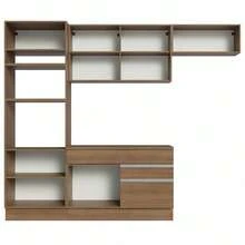 Mueble De Cocina Completo Rustic Glamy Madesa 270cm - Marrón - Ver 9