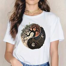 1 件/2 件/3 件生命之树阴阳贴纸：节日装扮 DIY 热转印乙烯基熨烫补丁，适用于衬衫、牛仔裤和包包 - 自然灵感设计 - 彩色 - 查看 5