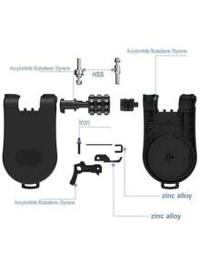 升级版可伸缩钢丝绳缆锁，适用于旅行包、车罩、雪橇和摩托车头盔。 - 彩色 - 查看 4