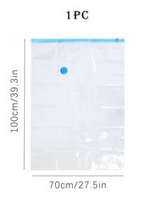 1/3/5 حقيبة تخزين فراغية موفرة للمساحة، حقيبة سفر بلاستيكية محمولة، حقيبة تخزين الملابس، حقيبة تخزين فراغية من البولي إيثيلين تيريفثالات، حقيبة تخزين فراغية شفافة بسيطة للاستخدام المنزلي للملابس والبطانيات والقمصان، منظم مساحة منزلي لغرفة النوم والحمام والخزانة.