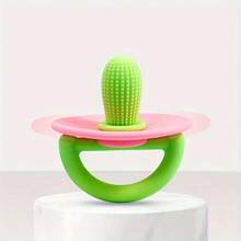 1pc Pet Dog Pacifier, Cat Paw Pacifier Box, Cactus Teether, Pacifier, Boilable, Super Soft 3D, Pet Chew Toy, Cat Pacifier, Pet Toy Teether, Weaning Small Puppy Chew, Random Color