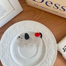 1pc Cute Cartoon Dog Design Hair Clip, Adorable Bangs/Side Clip, Rhinestone Decor, Fashionable Accessory, Claw Clips