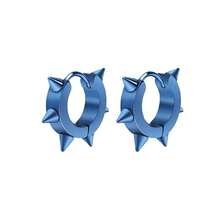 Bộ 2/10 chiếc khuyên tai đinh tán phong cách Punk bằng thép không gỉ, khuyên tai charm thép titan thời trang thường ngày dành cho nam giới, phụ kiện tiệc tùng, hộp đêm cá tính, đeo hàng ngày, khuyên tai có khớp nối bằng thép không gỉ, khuyên tai gai nhọn phong cách Punk, quà tặng cho bạn trai, quà tặng cho bạn gái, quà Giáng sinh - bạc - Xem 22