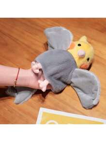 1 szt. Słodki ptak i papuga interaktywna pacynka ręczna, interaktywna pluszowa lalka ręczna prezent dla chłopców i dziewcząt