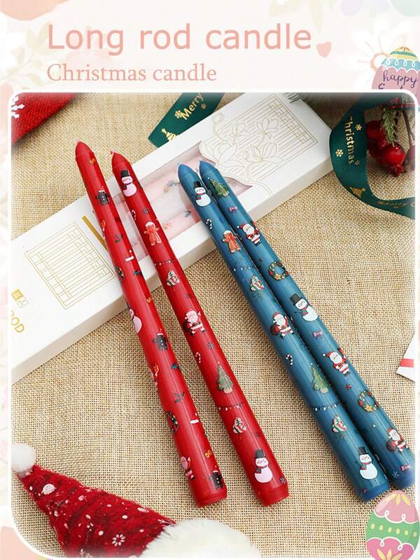 1 Stück 25cm hohe Weihnachts-Zylinder-Kerze, romantische Atmosphäre Heimdekoration, geeignet für Feiertags-Esszimmertisch, Party, Klassenzimmer, Garten, Wohnzimmer, Esszimmer Weihnachtsdekoration, Weihnachtsgeschenke