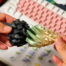 1pc 3D Printed Spiral Cone Volcano Shaped Decor, Plastic Material, Holiday Home Office Desk Decoration, Suitable For Thanksgiving, Birthday, Valentine's Day, Christmas, Bridal Shower, Bar And Adult Party, Wedding, Spring, Halloween