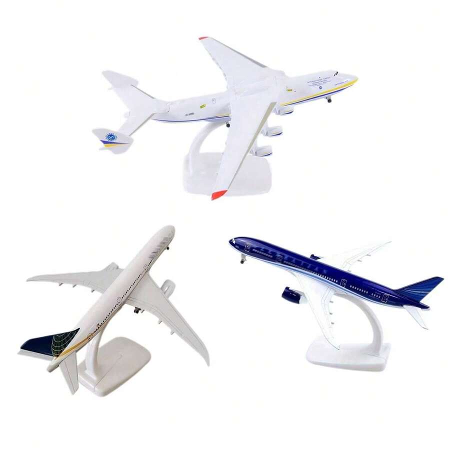 7.9-Inch Aircraft Model, Antonov, Azerbaijan And United States Aircraft Model, Suitable For Home, Office, Car Decoration, Creative Gifts, Is The Ideal Choice For Aviation Enthusiasts To Collect, Display And Storage. It Is Also Suitable As A Gift For Halloween, Christmas And Thanksgiving