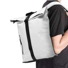 Mochila Enrollable para Hombre, Mochila Impermeable Mujer para Portátil 17 Pulgadas, Elegante mochila de Viaje Mochilas tipo Casual para Viajes, Ciclismo, Escuela Uni, Burdeos.Moquera de Viaje Ligera para Hombres y Mujeres de 21-25L con Cremalleras Antirrobo, Bolso Escolar Universitario con Múltiples Compartimentos, Mochila Duradera de Capa Suave para Deportes al Aire Libre, Trabajo - Diseño Elegante Minimalista en Varios Colores Almacenamiento por Compartimientos, Mochila para la Escuela. - M-888-001 - Ver 4