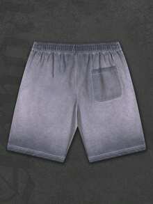 Cross Print Men's Shorts Set, Men, Ropa De Hombre, Men Shorts Set, Pantalones De Hombre, Shorts For Men, Graphic Tees Men - Xám - Xem 2