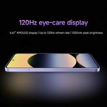 Xiaomi 小米 Redmi Note 14S 国际版智能手机 NFC 200MP 专业级 AI 相机系统 67W HyperCharge 配备 5000mAh 电池 MediaTek Helio G99-Ultra Corning® Gorilla® Glass 5 120Hz 护眼显示屏 安全的屏幕指纹传感器 6.67 英寸 AMOLED 显示屏 支持可扩展存储：高达 1TB IP64 小米 HyperOS - 紫色 - 查看 4