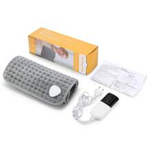 Hailicare 10-Setting Multifunctional Heating Pad, 4 Timer Options, Double-Sided Ultra-Soft Flannel, Machine Washable, Heating Blanket, Cramp Relief Heating Pad