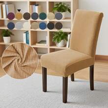 180g/m² Stuhlbezug für Esszimmer, Stretch-Spandex Husse für Parsons Stühle, 150g/m² waschbare, staubabweisende Sitzbezüge für Küche, Hochzeit, Party