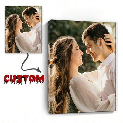 Canvas Customized Photo, Personalized Customized Photos For Loved Ones, Family, Friends, And Pets, Outdoor Items, Personalized Gifts For Girlfriends/Boyfriends' Birthdays, Parents, She/She, Customizable Canvas Mural Printing,