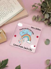 1 Peça Placa Personalizada para Professor, Presente para Ela e Ele, Presente de Apreciação ao Professor, Lembrança do Final do Semestre, Crachá de Professor Personalizado, Presente Especial para Professores, Decoração Ideal para o Escritório do Professor, Também o Melhor Presente para Professores. Presente Personalizado de Apreciação ao Professor, Adequado para Professores Femininos e Masculinos, Placa Acrílica Presente de Agradecimento ao Professor, Presente para Professor, Mentor, Assistente