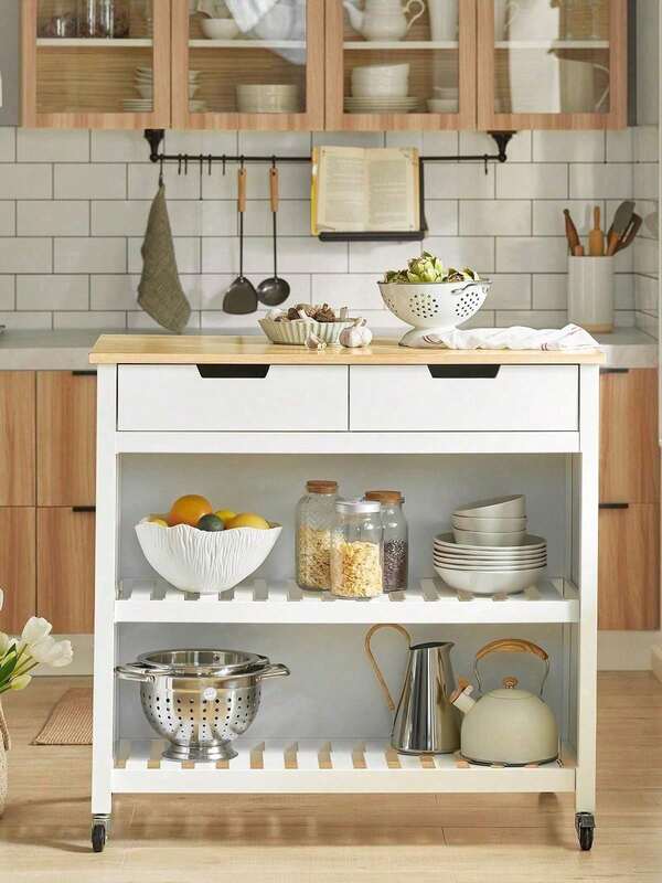 SoBuy Kitchen Island FKW74-WN