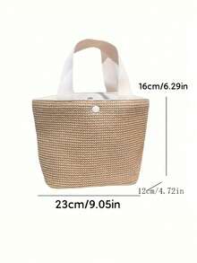 Túi tote dệt phong cách Bohemian - Túi tote lớn màu đen, thích hợp cho đi biển, cắm trại và các hoạt động ngoài trời, được làm từ vải bền chắc, có khóa nam châm, lý tưởng cho những chuyến phiêu lưu của phụ nữ, du lịch biển và trang phục phong cách Bohemian. - Nhiều màu - Xem 9