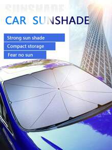 1pc Car Sunshade Umbrella - Protect Your Car Interior From Summer Sun - Windshield Protection And Shading Accessories