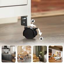 SoBuy FKW79-HG, Kitchen Trolley Cart Kitchen Storage Trolley Serving Trolley With 3 Drawers And Removable Tray, Grey - White - View 9