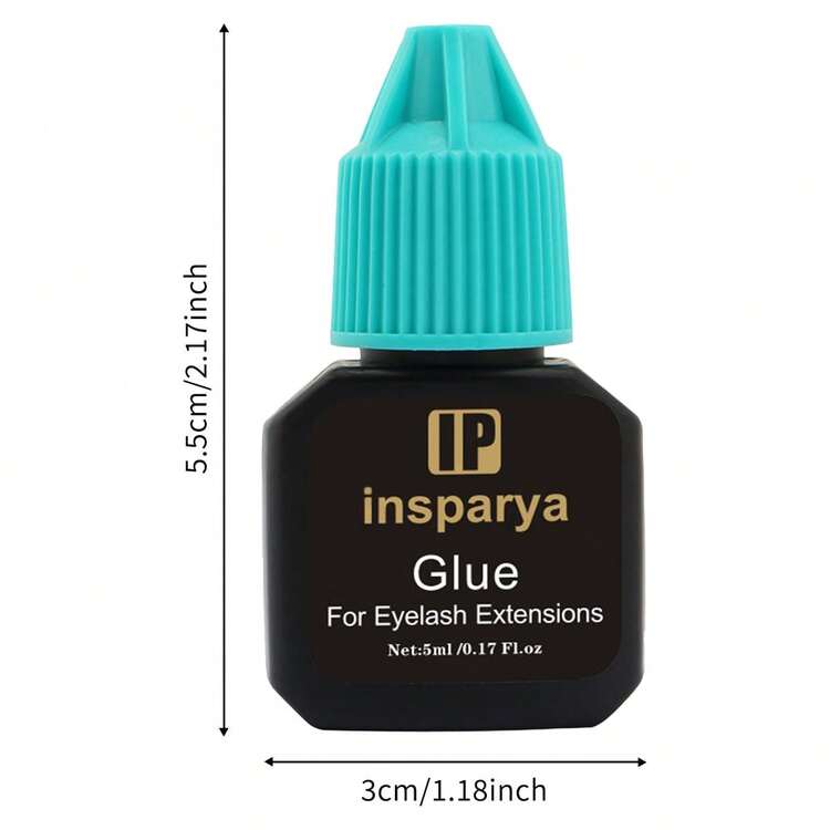 Insparya 专业睫毛嫁接胶水可能对缺乏经验的用户造成皮肤刺激，建议配合保护贴使用。本产品适用于单根睫毛嫁接（5毫升/0.17液盎司），1-2秒即可快速干燥，粘性持久6-8周。这是一款专业的无乳胶睫毛产品，适合美睫师在沙龙和工作室使用。内含1瓶超强力黑色睫毛胶水。 - 黑色 - 查看 3