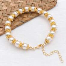 20 件 18K 镀金珠帽花形金属珠端盖黄铜散珠隔珠花丝花形手链珠适用于 DIY 工艺耳环项链珠宝制作 - 彩色 - 查看 6