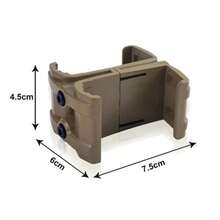 Soporte táctico de caza Soporte de clip para AK/M4/PMAG Soporte de linterna Abrazadera de cañón - A - Ver 4