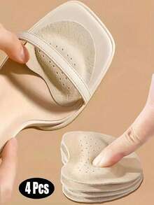 8Pcs (4 Pairs) Women's Sandal Forefoot Pads, High Heels Non-Slip Foot Care Insole Stickers, Self-Adhesive Stickers Body Care In Shoes, Suitable For Travel, Sports, Outdoor, Thick And Versions Are Optional - Multicolor - View 10